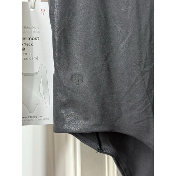 Lululemon Wundermost Nulu Square-Neck Long-Sleeve Thong Bodysuit XS LW3INRS NWT - Picture 15 of 16